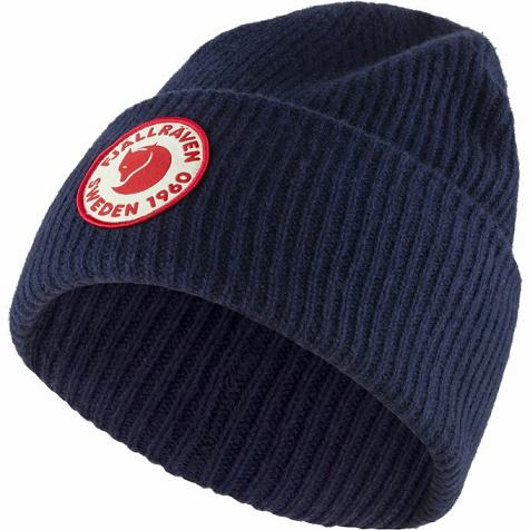 Fjallraven Women 1960 Logo Beanies Navy PH362535 Philippines